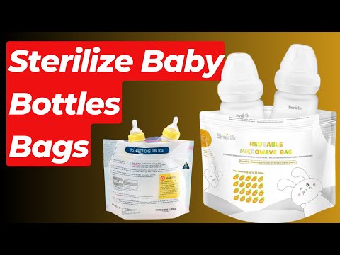 Sterilize Baby Bottles Bags in Microwave | Travel and Microwave Sterilizer Bags