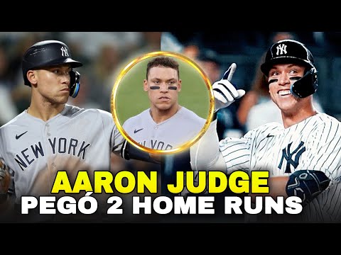 AARON JUDGE CONECTA 2 HOME RUNS y LLEGA A 57, RED SOX VS YANKEES - MLB BASEBALL SPORTS