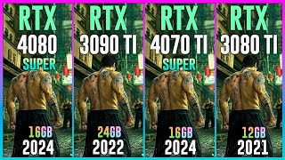 RTX 4080 SUPER vs RTX 3090 TI vs RTX 4070 TI SUPER vs RTX 3080 TI - Test in 25 Games