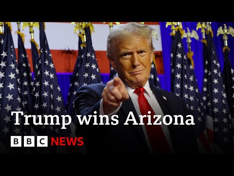 Donald Trump projected to win Arizona in US presidential election | BBC News