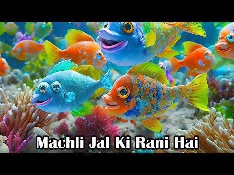 Machli Jal Ki Rani Hai | Hindi Poem | #machlijalkiranihai  #hindirhymessongs #viralvideo