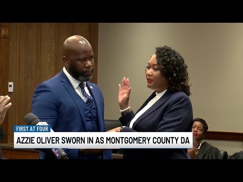 Azzie Oliver sworn in as Montgomery County district attorney