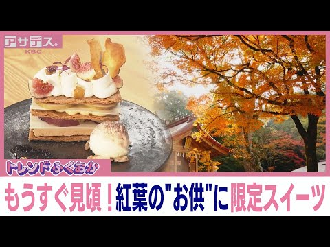 もうすぐ見頃！紅葉の"お供"に限定スイーツ【アサデス。】【トレンドふくおか】