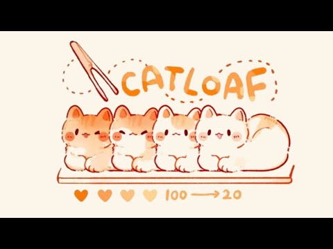 Cute Cat Loaf 🍞1 Hour Cafe Song 🥞 lofi chill 【Cute lofi music mix】 🍪 study/aesthetic/chill/relax