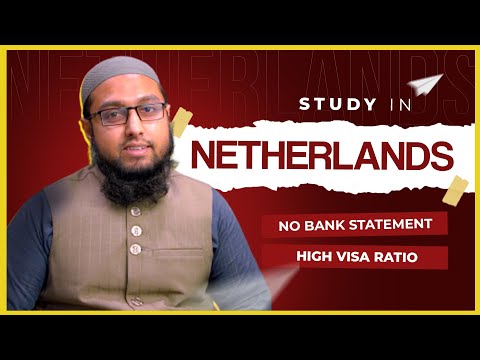 Study in the Netherlands | No Bank Statement Needed | High Visa Ratio #studyinnetherlands