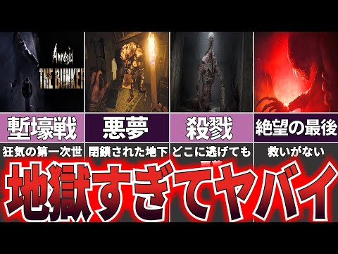 【ゆっくり解説】絶対に生き残れない戦慄のホラー『Amnesia: The Bunker』【ホラゲー】