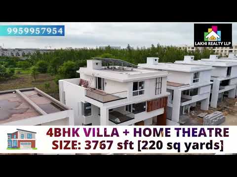 Gated Community Best Villa for Sale in Hyderabad. Independent House for Sale in Hyderabad.