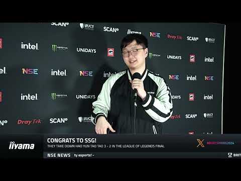 Hao Yun Tao Tao vs SSG | LoL BUEC Spring 2024 Finals Interview