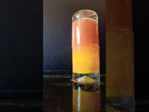 Water Density Experiment Hot And Cold Water. #ytshorts#experiment #trending #viralexperiment