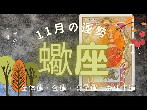 🔮タロットリーディング🔮蠍座さんの11月の運勢