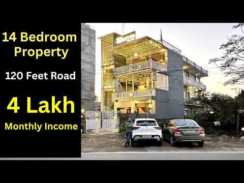 4 लाख महीने का रेंट कमाने वाली प्रॉपर्टी -14 Bedroom Property for Sale on 120 Feet Road-Property2050