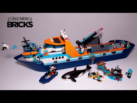 Lego City 60368 Arctic Explorer Ship Speed Build