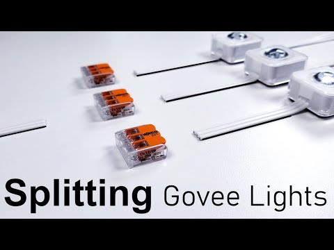 Splitting the Govee Permanent Outdoor Lights - Walkthrough