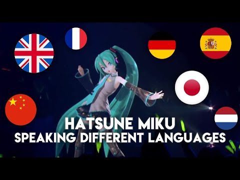 Hatsune Miku Speaking Different Languages Compilation