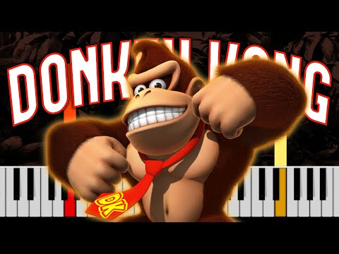 Donkey Kong Country Theme Piano