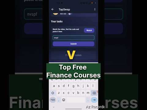 Top Free Finance Courses Tapswap code Tapswap Top Free Finance Courses to Start Making Money Today