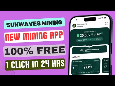 Sunwaves Token Mining App | Ice Network New Token Mining | Ice Blockchain New Update | Sunwaves Mine