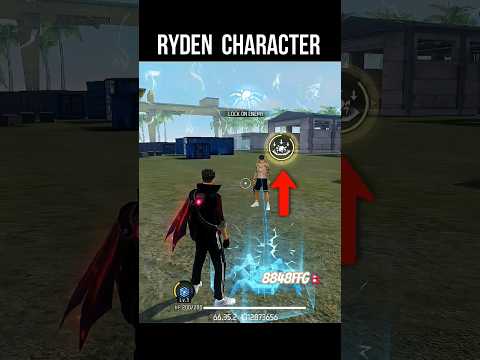 Ryden Character Ability Test🔥 Free Fire New Character Ryden #freefire#abishekyt #youtubeshorts