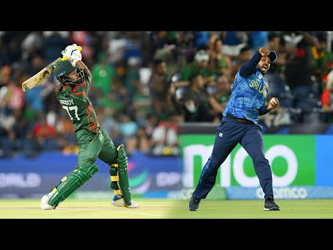 BAN VS SL HIGHLIGHTS TOWHID HRIDOY MAGNIFICENT BATTING ICC T20 WORLD CUP