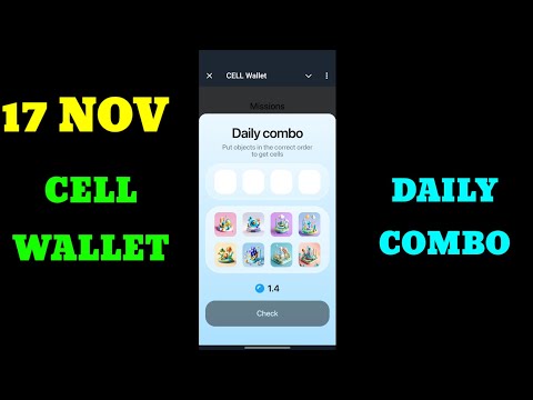 Cell Wallet Daily Combo | 17 November Cell Wallet Daily Combo | Daily Combo Cell Wallet