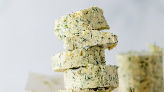 Garlic + Herb Compound Butter #Shorts | SO VEGAN