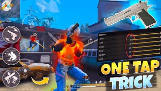 New 200+ Sensitivity { DESERT EAGLE } ONE TAP TRICK || FREE FIRE ONE TAP SECRET SENSITIVITY