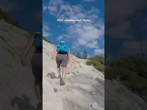 Just dropped an uncut 15 mins of my POV climbing the cables at Half Dome. Check it out! 🏔️