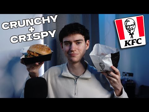 ASMR KFC Mukbang | Up-close CRISPY & CRUNCHY Eating Sounds