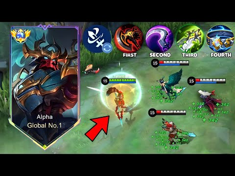 ALPHA NEW 1 HIT BUILD GUIDE TO BEAT UNLI SHIELD META HERO IN 2024 (RECOMMENDED)