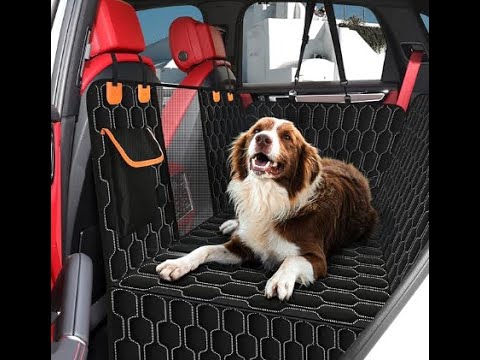 BIKAEIK Dog Car Seat Cover for Back Seat, cars, trucks, SUVs.