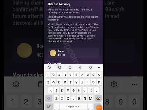 bitcoin halving tapswap code | Tapswap bitcoin halving video code | today code