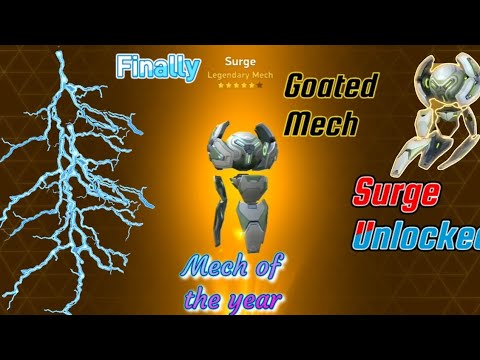 The Best mech of the game|| Mech Arena surge unlocked