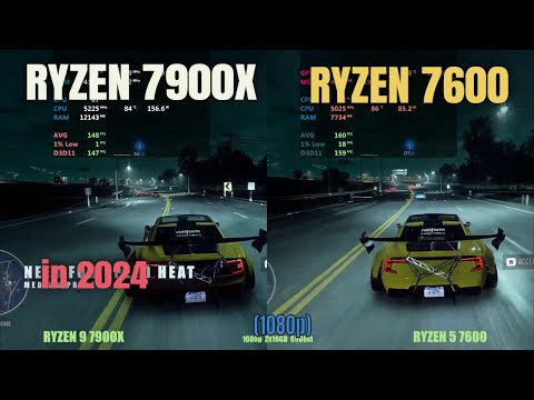 Ryzen 7600 vs Ryzen 7900x in 2024