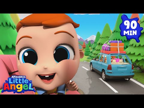 🚙 Family Road Trip: Are We There Yet? 🚗 | Jobs and Career Songs 😁 |  Nursery Rhymes for Kids