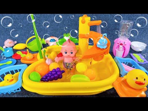 8 Minutes Satisfying with Unboxing Kitchen Sink Toy set，Real Water Working Sink ASMR | Review Toys