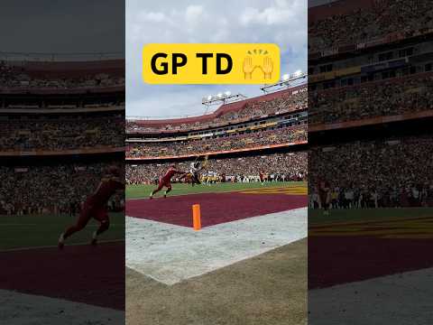 AMAZING TD CATCH BY GP 🏈🙌 This angle 🔥 #PITvsWAS on CBS