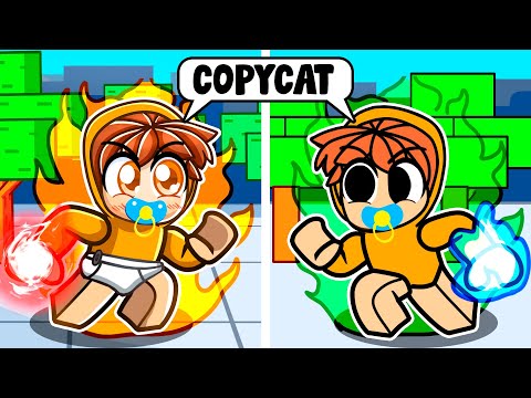 Baby Kory has a COPYCAT in Roblox Strongest Battlegrounds!