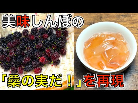 桑の実を摘んで「美味しんぼ」の謎料理を再現しました これから日常的に食べることになると思う