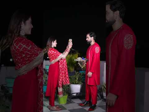 Chand Nazar Aaya♥️ #karwachauth #armaanmalik #payalmalik #kritikamalik #ytshorts #shorts #viralvideo