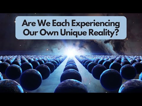 Are We Experiencing Our Own Unique Reality?