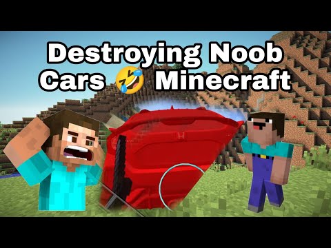 I Destroyed Noob House For Attitude #shorts #rnsgameryt #minecraftshorts #noobfunnyvideo #mcpelovers