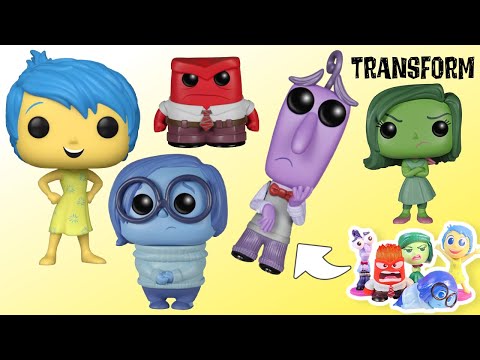 Inside Out 2 Emotions Joy & Sadness Transform to Giant Funko Pops