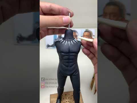 Clay Artisan JAY ：Creating a Powerful Black Panther Sculpture