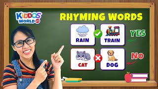 Does it Rhyme? Learn Rhyming Words for Kindergarten - Teaching the Rhyming Words