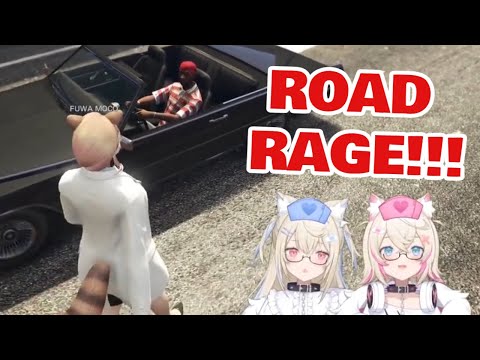 FuwaMoco's Road Rage Is Hilarious【 #holoGTA 】