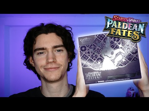 ASMR Pokémon Paldean Fates ETB Opening (CHARIZARD PULL???)