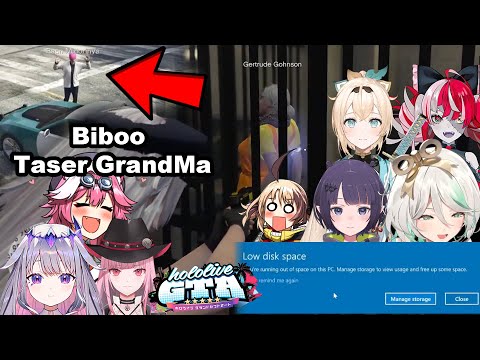 Iroha caught Raora try to steal a car, but GrandMa Gigi was in Prison and Tortured | 『Hololive GTA』