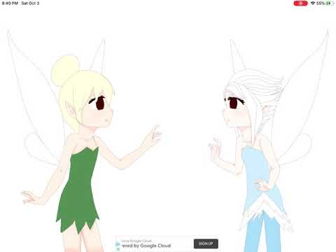 Tinkerbell and Perriwinkle speedpaint