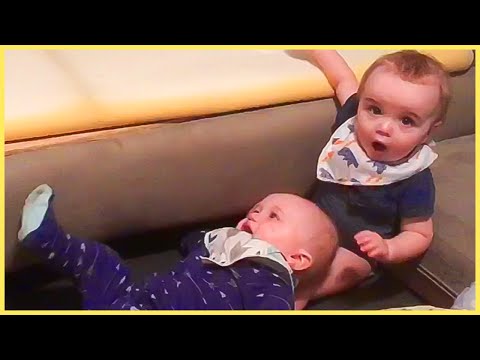 Cute Twin Baby Fighting And Playing Together || 5-Minute Fails