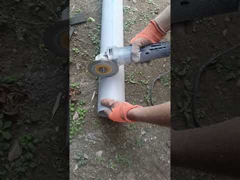 Pvc pipe cuting simple tips and trick #shortsviral #tips #trick #diy #cute #creativeidea #idea